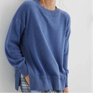 Aerie Chilled Out Oversized Blue Sweater